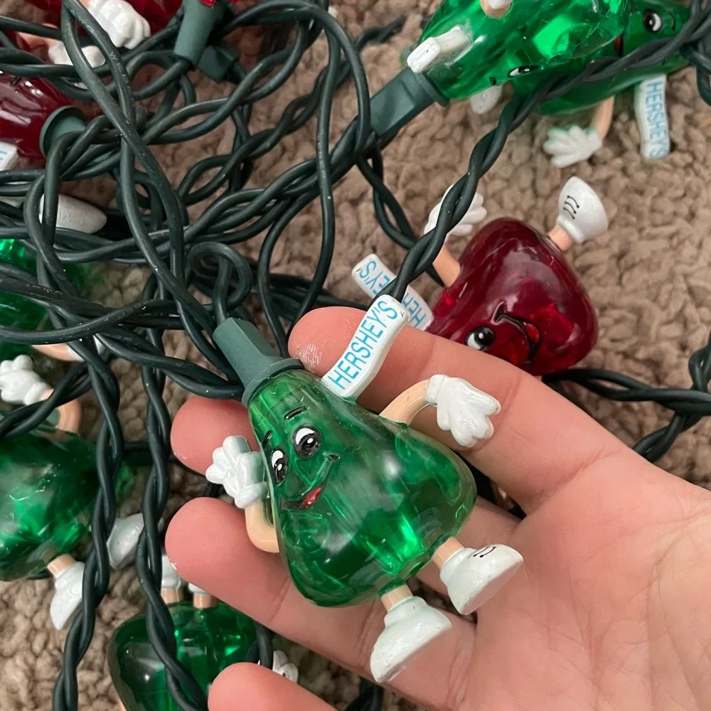 Hersheys Kisses Green and Red‎ Light Strand